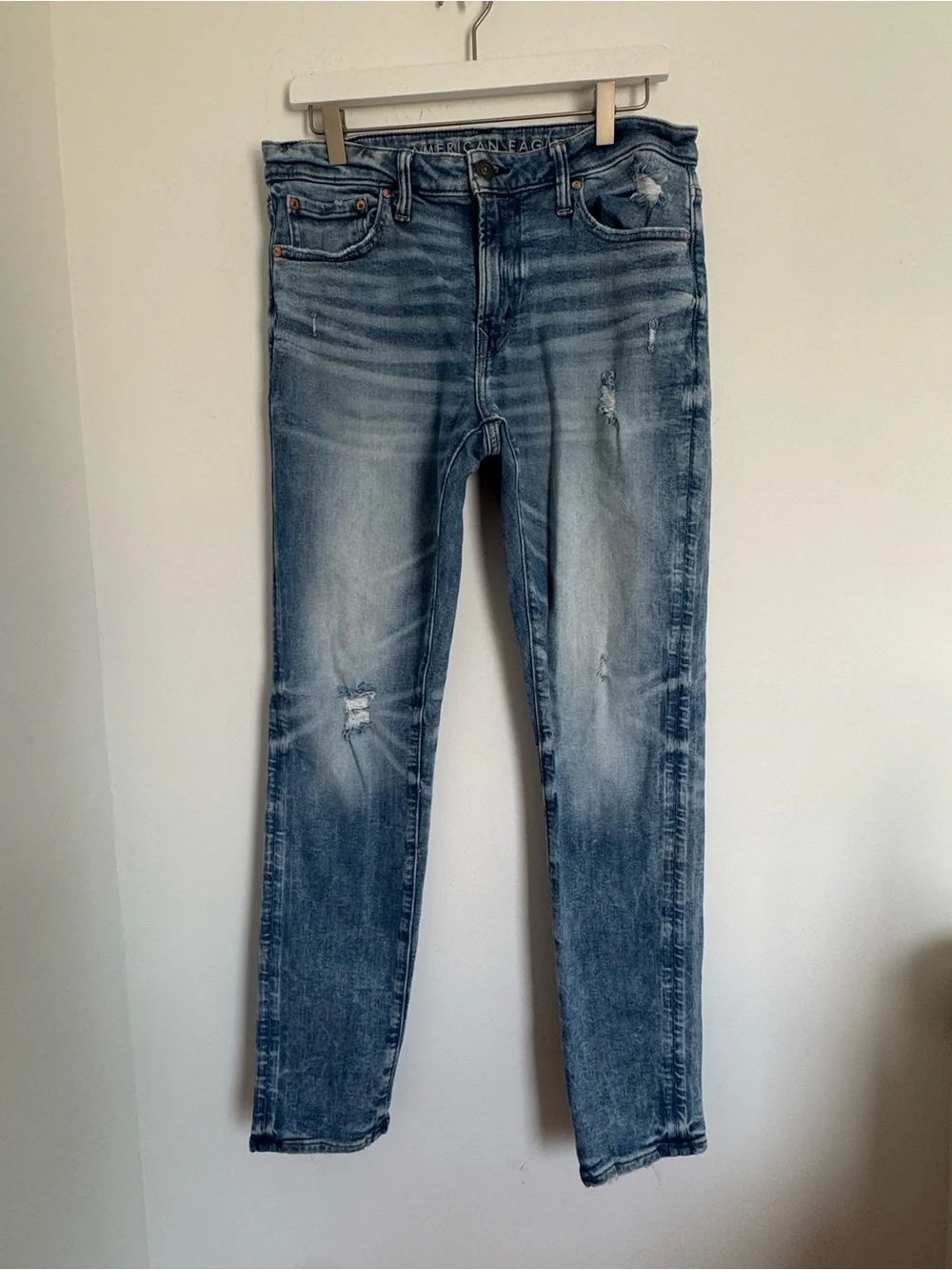 American Eagle athletic skinny jeans